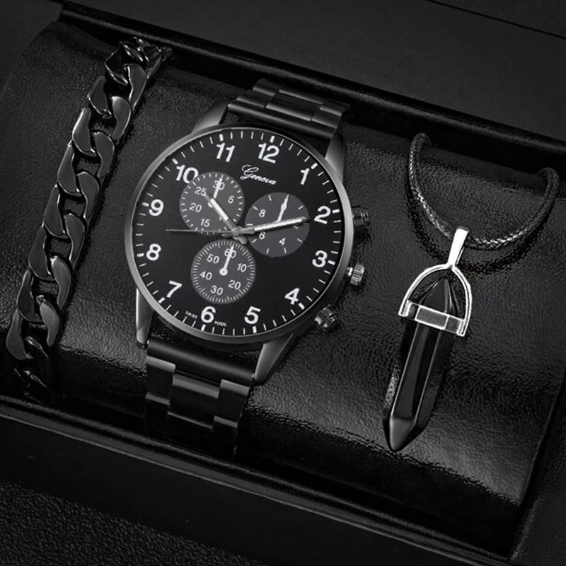 https://ae01.alicdn.com/kf/S200b33065c4645eda7372acb24ba09deR/3PCS-Set-Fashion-Mens-Business-Watches-Men-Casual-Black-Bracelet-Necklace-Stainless-Steel-Quartz-Wrist-Watch.jpg